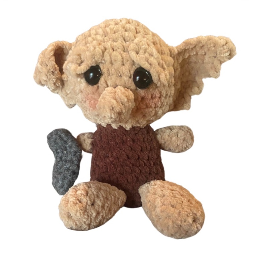 Plush Dobby The House Elf Handmade Harry Potter Soft Chenille Hogwarts Stuffed - Picture 1 of 4